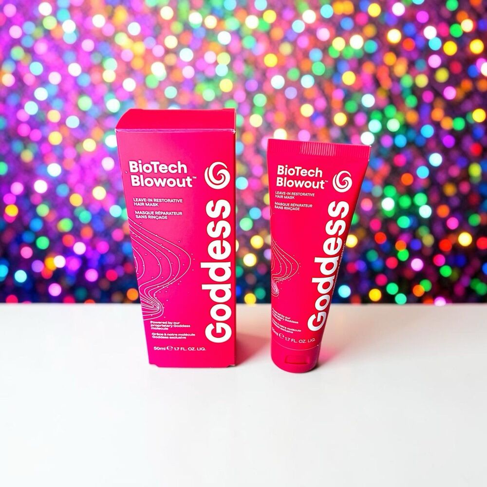 Goddess BioTech Blowout Leave-In Restorative Hair Mask 1.7  oz / 50ml NEW SEALED